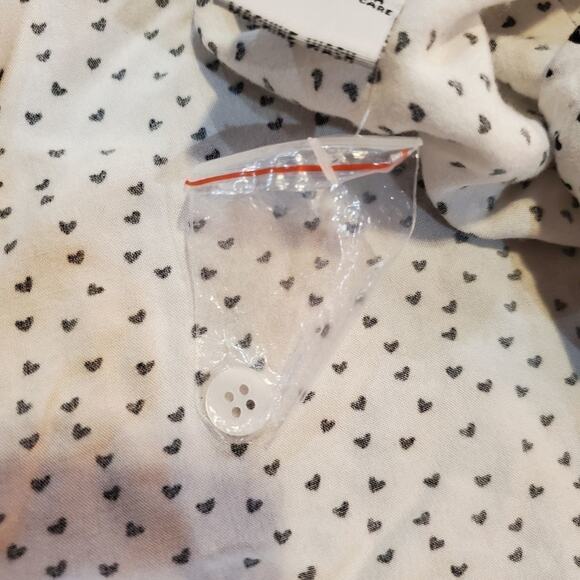 Velvet heart large women's button down blouse - Picture 10 of 12